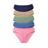 ALYA UNDERWEAR Kız Çocuk Külot, Pamuklu, Rahat Kız Çocuk Slipleri 5'li Paket (P14, 3-4 Yaş)
