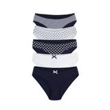 ALYA UNDERWEAR Kız Çocuk Külot, Pamuklu, Rahat Kız Çocuk Slipleri 5'li Paket (p21, 6-7 Yaş)