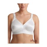 ALYA UNDERWEAR Toparlayıcı C Cup Büyük Beden Sütyen Kabı Dikişsiz Desteksiz ve Balensiz Beli Lastikli Minimizer Sütyenler Beyaz My Love 90C