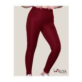 ALYA UNDERWEAR Toparlayıcı Yüksek Bel Kadın Günlük Spor Rahat Parlak Tayt