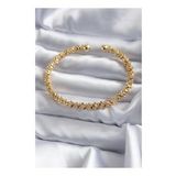 AlyaStore 316L Çelik Gold Renk 2'li Zincir Model Su Yolu Model Zirkon Taşlı Kadın Bileklik