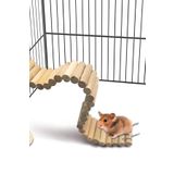 Alyones 2 Adet Ahsap Hamster Merdiveni Bukulebilir Uzun Tirmanma Merdiveni Evcil Hayvan Kafes Aksesuarlari