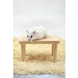 Alyones Hamster Ahşap Oyun Platformu - Kafes Aksesuarı ve Yem Standı