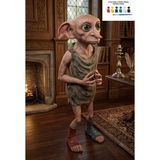 Alyora Dobby 3D Figür Boyama Seti - Dıy Boyama Kiti 19 cm - Harry Potter Temalı Dekoratif Figür ve Boyama Aktivitesi - Beyaz