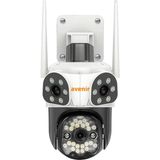 Alytech Avenir AV-S333 - Wi-Fi - 9mp 3 Kameralı Gece Renkli Görüntülü Kablosuz Akıllı Kamera Beyaz Tüm Mekanlar İçin