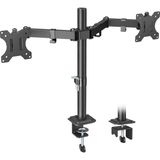 Alytech Çift Kollu Monitör Standı – Ayarlanabilir Ergonomik Vesa Monitör Kolu - Siyah