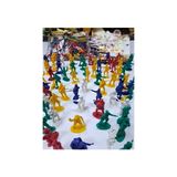 ALYTOYS Erkek Çocuk Oyuncak Asker Komando Seti 66 Adet 23 x 25 cm Asker Boyu 5,5cm Renkli Komandolar