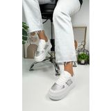 Alyup Günlük Kadın Sneaker Bağcıklı Hafif Kalın Yüksek Tabanlı Yürüyüş Nefes Alan Spor Ayakkabı