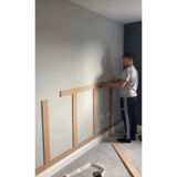 ALYÜZ İskandinav Duvar Çıtası 1 Paket (5 ADET) 6,9 Cm × 84 Cm Mdf 3 Mm Duvar Çıtası