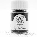 Alze Kimya Hobi Toz Sim 20 gr - Sanatsal Malzeme ve Çalışmaya Uygun - Siyah