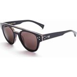 AM Eyewear A M Eyewear Capt Jonny 74-Bl-Grg Kadın Güneş Gözlüğü - Siyah