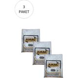 Amaç Şeffaf Hışır Atlet Poşet Orta Boy 27 x 47 cm 650 gr 3 Paket Takriben 600 Adet