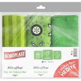 Amaçlı Mikrofiber Mutfak Bezi 3'lü Ekonomik Iz Bırakmaz, Ekstra Emici, Hızlı Kuruyan Mikrofiber Temizlik Bezi, Mutfak, Ofis, Kafe, Otel