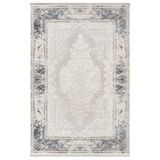 Amal Krem Oryantal Modern Geometrik Etnik Desenli Boho Makinada Yıkanabilir Hafif Hav Toz Vermez Leke Tutmaz Kaymaz Taban Dijital Makine Baskı Halı Oturma Odası Salon Yolluk Koridor Mutfak Halısı