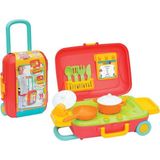 Amalfi 03477 Mutfak Set Bavulum Kız Erkek Çocuk Oyuncak Eğitici Oyuncaklar - Çok Renkli