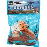 Amalfi 0709 Okyanus Hayvanları Poşetli Hayvan Oyun Seti Orta Boy Kız Erkek Çocuk Oyuncak Eğitici Oyuncaklar