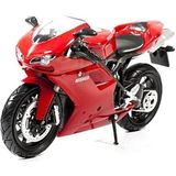 Amalfi 1:12 Ducati 1198 Model Motorsiklet Kız Erkek Çocuk Oyuncak Eğitici Oyuncaklar - Çok Renkli