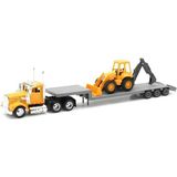 Amalfi 1:43 Long Haul Kenworth Taşıyıcı Tır ve Dozer Kız Erkek Çocuk Oyuncak Eğitici Oyuncaklar - Çok Renkli