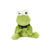 AMALFİ 1430 Peluş Papyonlu Oturan Yeşil Kurbağa -My Friend Toys Kız Erkek Çocuk Oyuncak Eğitici Oyuncaklar