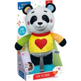 Amalfi 17793 Baby Clementoni - Müzikli Pelüş Panda Kız Erkek Çocuk Oyuncak Eğitici Oyuncaklar