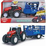 Amalfi 20374003 Massey Ferguson Hayvan Römorku Kız Erkek Çocuk Oyuncak Eğitici Oyuncaklar