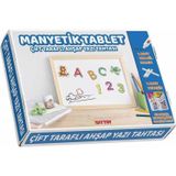Amalfi 2250 Manyetik Çift Taraflı Tablet Ahşap Yazı Tahtası Kız Erkek Çocuk Oyuncak Eğitici Oyuncaklar