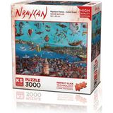 Amalfi 23017 Migration Routes Galata Tower Kız Erkek Çocuk Oyuncak Eğitici Oyuncaklar - Çok Renkli