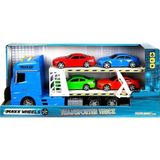 Amalfi 2326 1:24 Maxx Wheels Sesli ve Işıklı 2 Katlı Transporter Tır 44cm Kız Erkek Çocuk Oyuncak Eğitici O