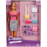 Amalfi 3392 Alisha Fashion Aksesuar Set 29CM Kız Erkek Çocuk Oyuncak Eğitici Oyuncaklar - Çok Renkli