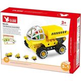 Amalfi 433 Dubie İnşaat Araçları 5in1 / 38 parça +5 Kart /+3 yaş Kız Erkek Çocuk Oyuncak Eğitici Oyuncaklar