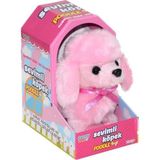 Amalfi 47171 Sevimli Pembe Poodle Kız Erkek Çocuk Oyuncak Eğitici Oyuncaklar - Çok Renkli