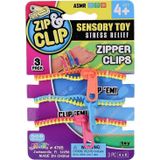 Amalfi 4785 Zıp Clip Zipper Clips 3lü -Sunman Kız Erkek Çocuk Oyuncak Eğitici Oyuncaklar