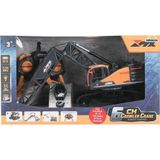 Amalfi 5086 SUN-İş Makinesi Paletli Vinç 1:24 Buldozer Kız Erkek Çocuk Oyuncak Eğitici Oyuncaklar