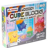 Amalfi 5642 Wooden Cubes Blocks -Redka Kız Erkek Çocuk Oyuncak Eğitici Oyuncaklar - Çok Renkli