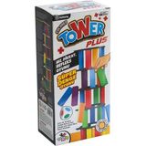 Amalfi 7317 Renkli Plus Tower Süper Denge Oyunu 54ADET -Totteriq Kız Erkek Çocuk Oyuncak Eğitici Oyuncaklar - Çok Renkli