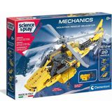 Amalfi 75063TR Kurtarma Helikopteri - Mekanik Laboratuarı +8 Yaş Kız Erkek Çocuk Oyuncak Eğitici Oyuncaklar - Çok Renkli