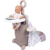 Amalfi 7600220374 Baby Nurse Çocuk Odası Valizi 3 In 1 -Smoby Kız Erkek Çocuk Oyuncak Eğitici Oyuncaklar - Çok Renkli