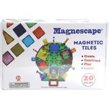 Amalfi 8820 Magnescape Manyetik Tiles 20 Parça Kız Erkek Çocuk Oyuncak Eğitici Oyuncaklar - Çok Renkli