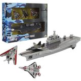 Amalfi ASKER OYUN SET JET/UÇAK GEMİSİ 4PRÇ Kız Erkek Çocuk Oyuncak Eğitici Oyuncaklar