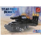 Amalfi Ausini 90 Parça Titan Polis Lazer Panzer 25521-1 Kız Erkek Çocuk Oyuncak Eğitici Oyuncaklar - Çok Renkli