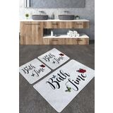 Amalfi Banyo Halısı Djt 3lü Set