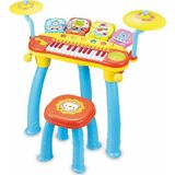 Amalfi BAO-1601 24 Tuşlu DJ Piano Davul Mp3 Kız Erkek Çocuk Oyuncak Eğitici Oyuncaklar