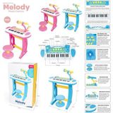 Amalfi BAO-3132C Mini Piano 24 Tuşlu Mp3 ve Mikrofon Kız Erkek Çocuk Oyuncak Eğitici Oyuncaklar