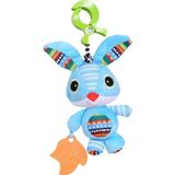 AMALFİ Biba Toys Çıngıraklı Puset Oyuncağı Tavşan-Titreşimli Kız Erkek Çocuk Oyuncak Eğitici Oyuncaklar