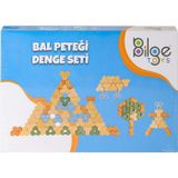 Amalfi BLG-106A Bal Peteği Ahşap Denge Oyunu Kız Erkek Çocuk Oyuncak Eğitici Oyuncaklar