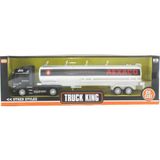 Amalfi Çek Bırak Die Cast Siyah Kafalı Tanker Kız Erkek Çocuk Oyuncak Eğitici Oyuncaklar - Çok Renkli