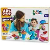 Amalfi Dede Art Craft Mega Oyun Hamuru Seti Kız Erkek Çocuk Oyuncak Eğitici Oyuncaklar - Çok Renkli
