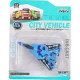 Amalfi Die Cast Metal F-14 Benzeri Savaş Uçağı Mavi Kamuflaj Kız Erkek Çocuk Oyuncak Eğitici Oyuncaklar