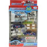 Amalfi Die Cast Polis Seti 10 Parça Kız Erkek Çocuk Oyuncak Eğitici Oyuncaklar - Çok Renkli