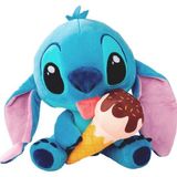 Amalfi Dondurma Yiyen Stitch Peluş 25cm Kız Erkek Çocuk Oyuncak Eğitici Oyuncaklar
